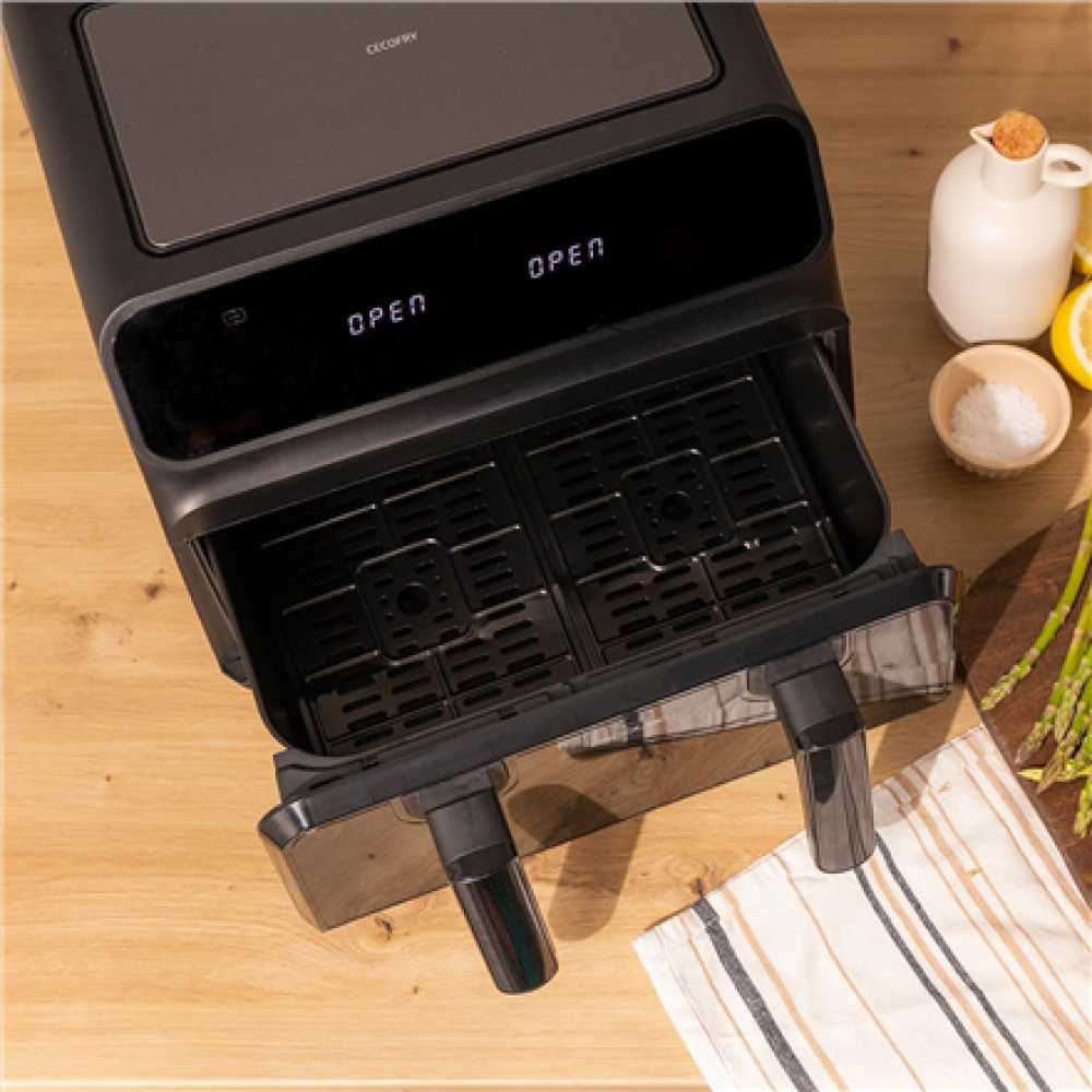 Cecotec Double hot air fryer , Cecofry Advance 9000 Window , Power 2200 W , Capacity 9 L , Black