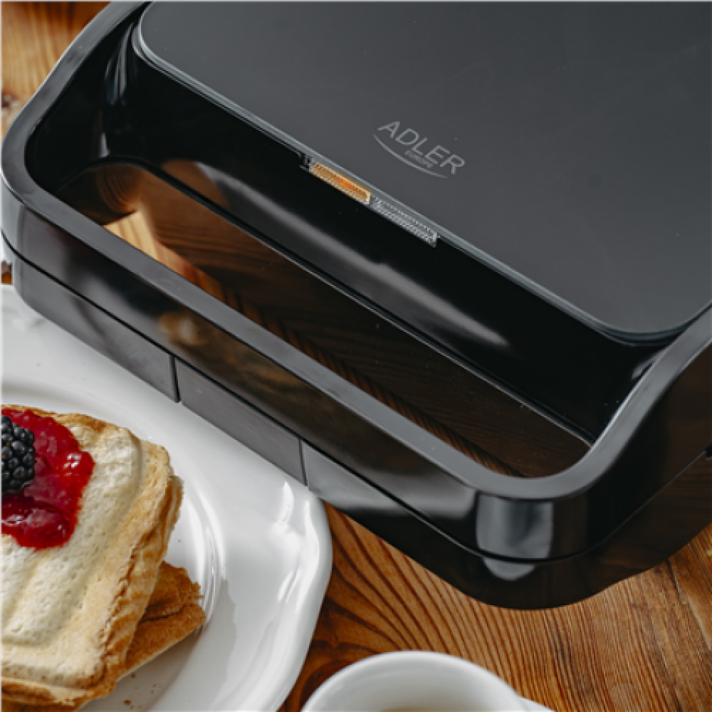 Adler Sandwich maker 2 in 1 , AD 3070b , 850 W , Number of plates 2 , Black