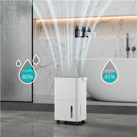 Duux , Smart Dehumidifier , Bora , Suitable for rooms up to 30 m² , Water tank capacity 1.7 L , White