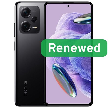 Xiaomi Renewed Grade A , Xiaomi Redmi Note 12 Pro+ , Midnight Black , 6.67 , AMOLED , 256 GB , 5G , Android