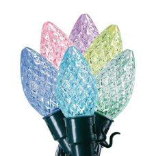 Twinkly C9 Bulbs Smart LED 40 RGB, 12.2m, Green wire,Multicolor