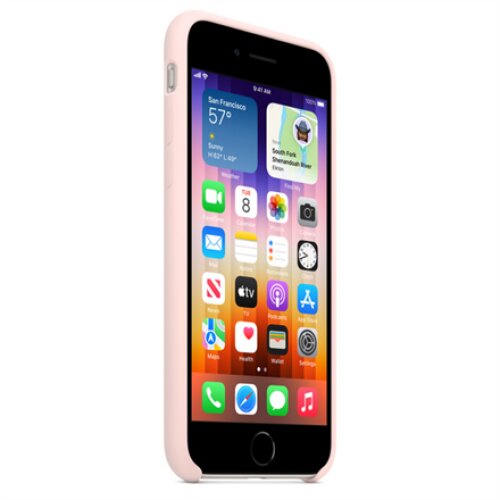 Apple , iPhone SE Silicone Case , Silicone Case , Apple , iPhone SE , Silicone , Chalk Pink