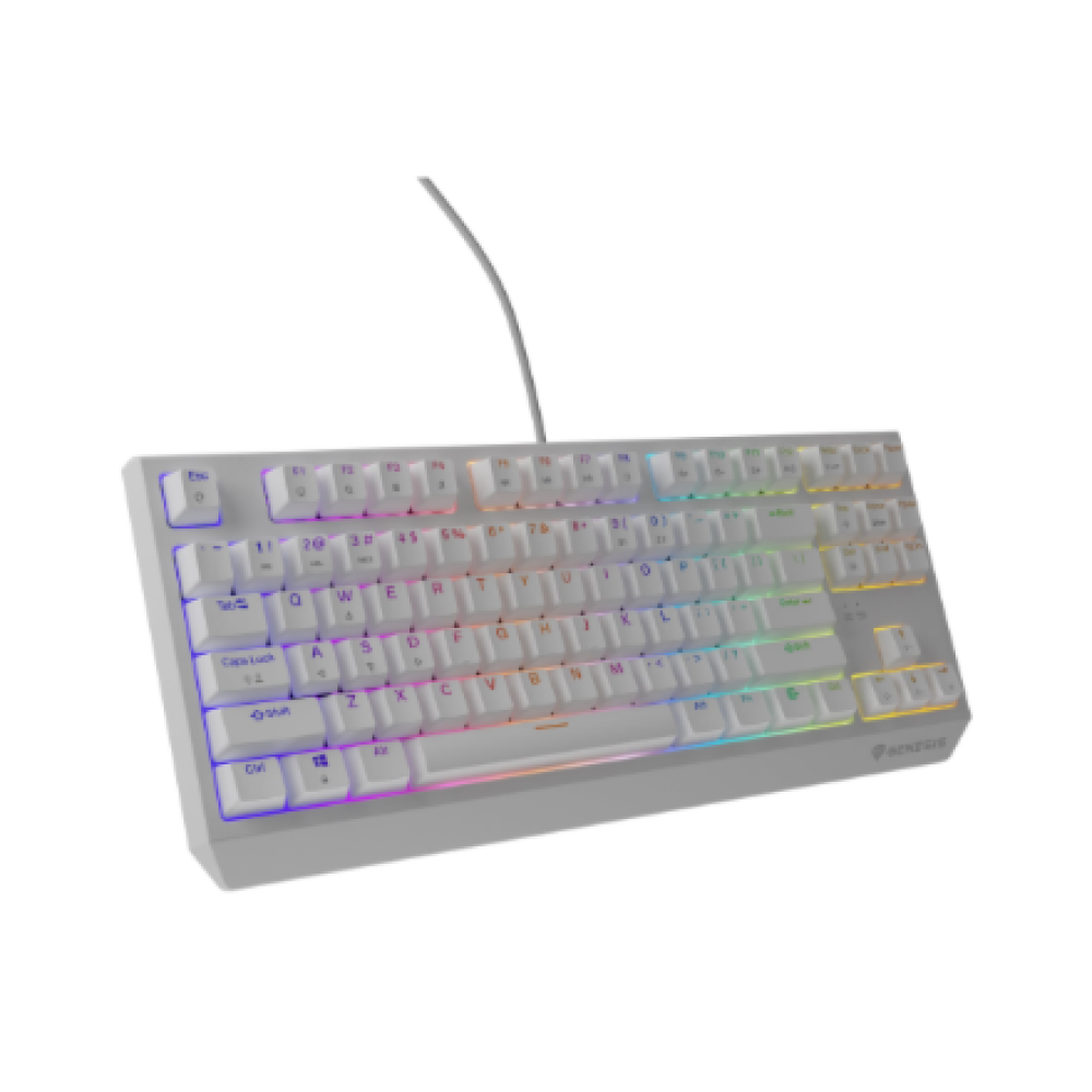 Genesis , THOR 230 , Mechanical Gaming Keyboard , Wired , US , Outemu Brown , White