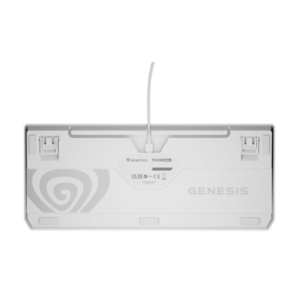 Genesis , THOR 230 , Mechanical Gaming Keyboard , Wired , US , Outemu Brown , White