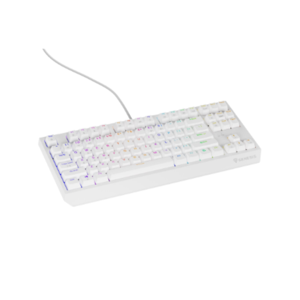 Genesis , THOR 230 , Mechanical Gaming Keyboard , Wired , US , Outemu Brown , White