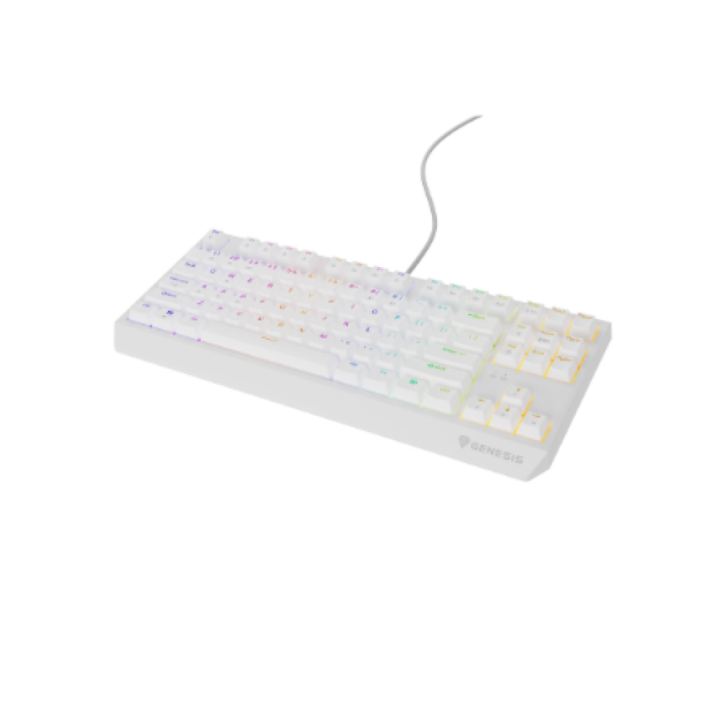 Genesis , THOR 230 , Mechanical Gaming Keyboard , Wired , US , Outemu Brown , White