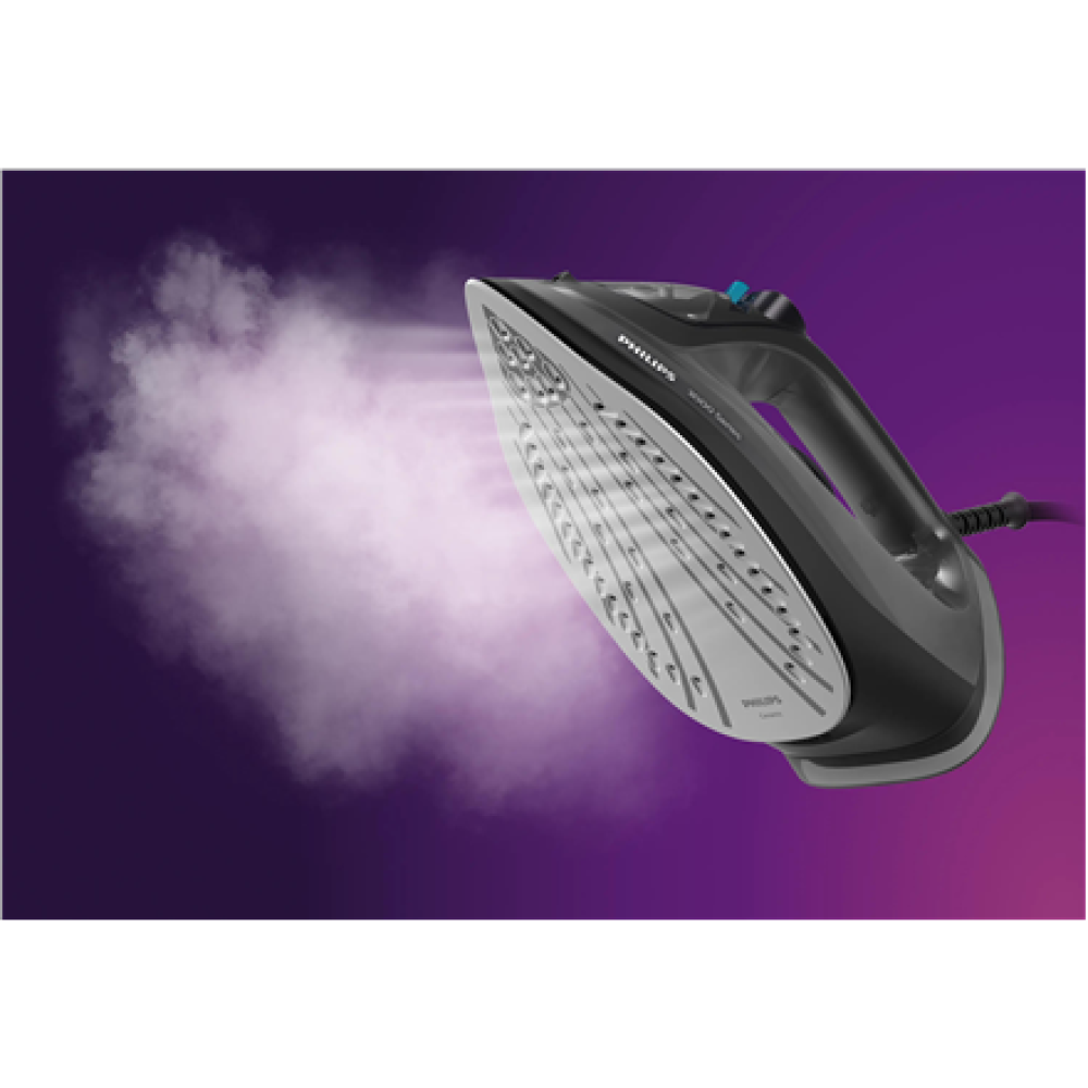 Philips Steam iron , DST3041/80 3000 series , Steam Iron , 2600 W , Continuous steam 40 g/min , Water tank capacity 300 ml , Black , Steam boost performance 200 g/min