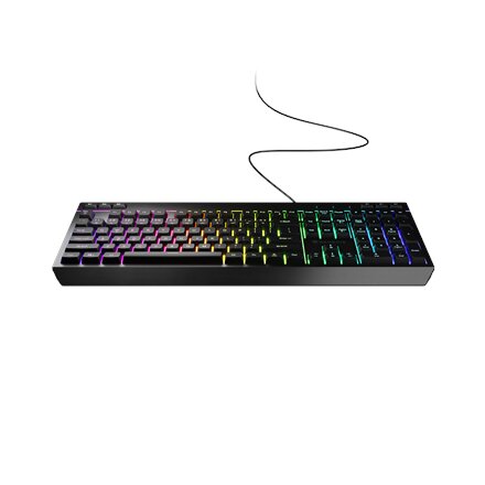 Genesis , Rhod 530 , Membrane Gaming Keyboard , Wired , US , Black