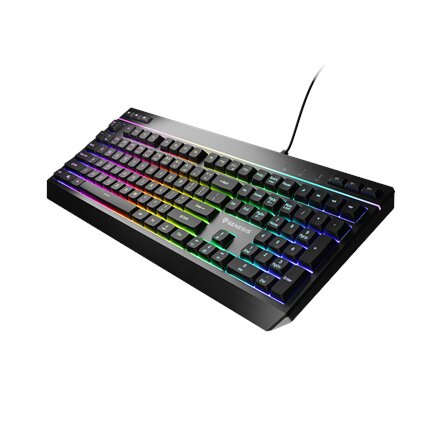 Genesis , Rhod 530 , Membrane Gaming Keyboard , Wired , US , Black