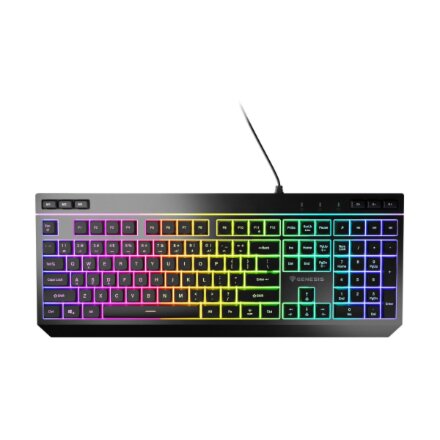 Genesis , Rhod 530 , Membrane Gaming Keyboard , Wired , US , Black
