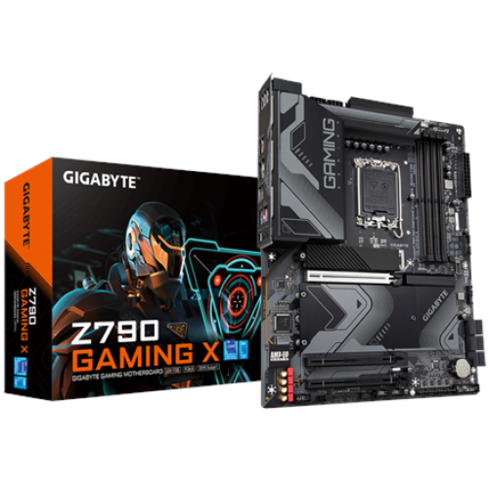 Gigabyte Z790 GAMING X 1.0 M/B Processor family Intel Processor socket LGA1700 DDR5 DIMM Memory slots 4 Supported hard disk drive interfaces SATA, M.2 Number of SATA connectors 6 Chipset Intel Z790 Express ATX