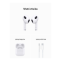 Apple , AirPods (3rd generation) with Lightning Charging Case , Wireless , In-ear , Bluetooth , Wireless