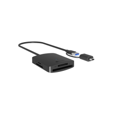 Raidsonic 4-in-1 Card Reader with USB 3.2 Gen 1 Type-A + Type-C , IB-CR302-CU3