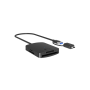 Raidsonic 4-in-1 Card Reader with USB 3.2 Gen 1 Type-A + Type-C , IB-CR302-CU3