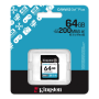 Kingston , Canvas Go! Plus , 64 GB , SD , Flash memory class Class 10, UHS-I, U3, V30