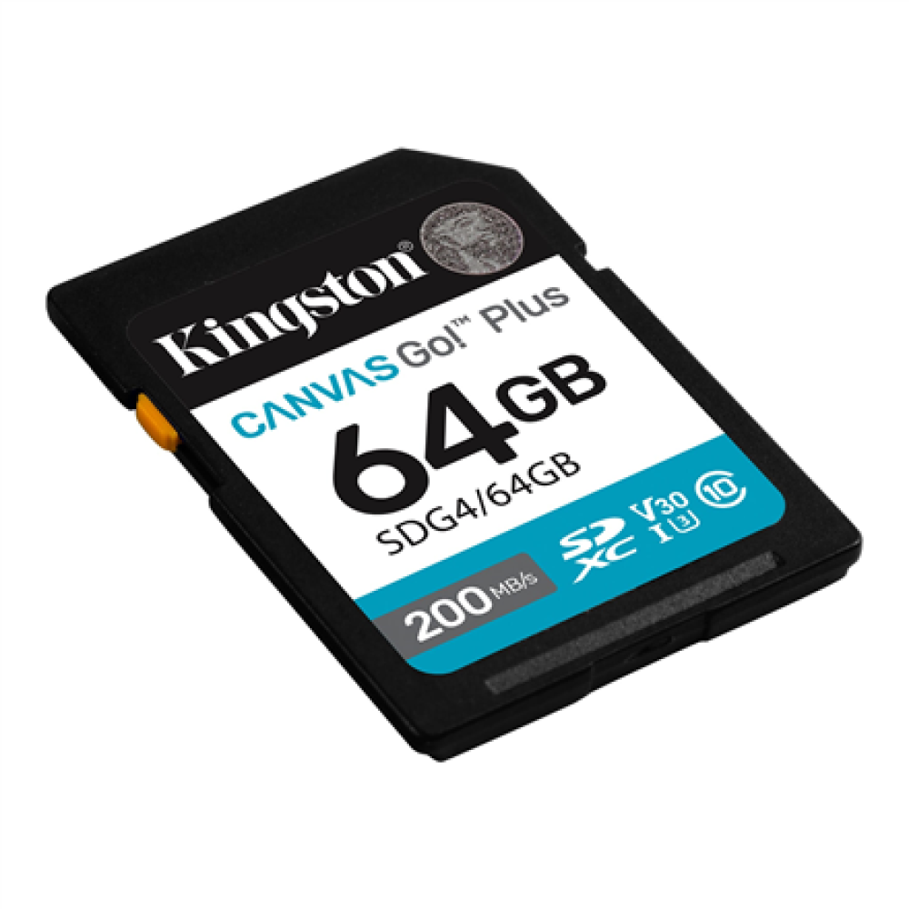 Kingston , Canvas Go! Plus , 64 GB , SD , Flash memory class Class 10, UHS-I, U3, V30