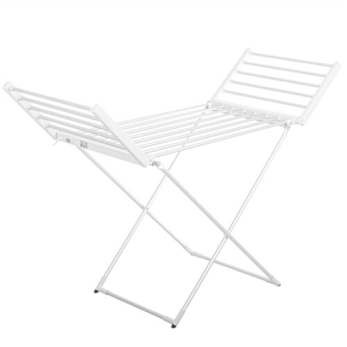 Adler , Foldable electric clothes drying rack , AD 7821 , 220 W , Silver/White