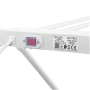 Adler , Foldable electric clothes drying rack , AD 7821 , Power 220 W , Silver/White , IP22