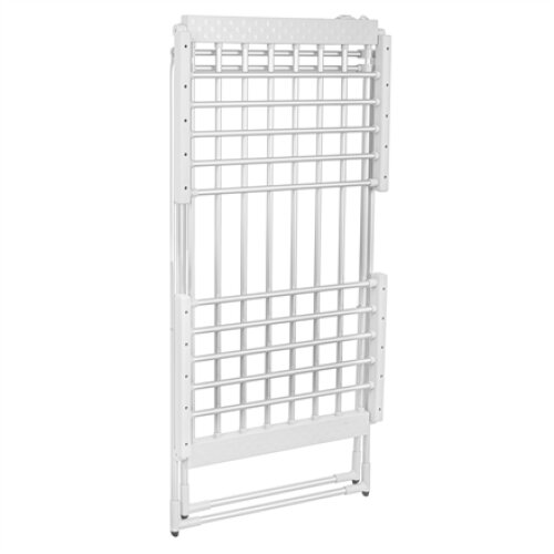 Adler , Foldable electric clothes drying rack , AD 7821 , 220 W , Silver/White
