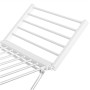 Adler , Foldable electric clothes drying rack , AD 7821 , 220 W , Silver/White