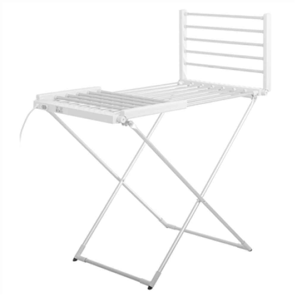 Adler , Foldable electric clothes drying rack , AD 7821 , Power 220 W , Silver/White , IP22