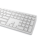 Dell , Keyboard and Mouse , KM5221W Pro , Keyboard and Mouse Set , Wireless , Mouse included , RU , m , White , 2.4 GHz , g