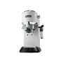 Delonghi , Dedica Pump Espresso , EC685W , Pump pressure 15 bar , Built-in milk frother , Semi-automatic , 1300 W , White