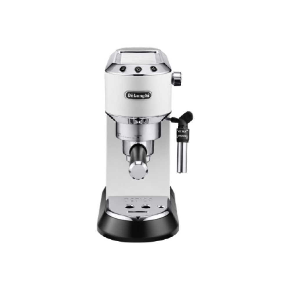 Delonghi , Dedica Pump Espresso , EC685W , Pump pressure 15 bar , Built-in milk frother , Semi-automatic , 1300 W , White