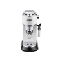 Delonghi , Dedica Pump Espresso , EC685W , Pump pressure 15 bar , Built-in milk frother , Semi-automatic , 1300 W , White