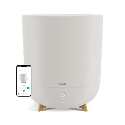 Duux , Smart Humidifier , Neo , Water tank capacity 5 L , Suitable for rooms up to 50 m² , Ultrasonic , Humidification capacity 500 ml/hr , Greige
