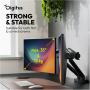 Digitus Desk Mount , Tilt, rotation, pivot , Dual design monitor mount, 2x 35, 2x 10 kg , 35 , Maximum weight (capacity) 20 kg , Black