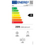BEKO Refrigerator , B5RCNA405HXBR1 , Energy efficiency class D , Free standing , Combi , Height 203.5 cm , No Frost system , Fridge net capacity 249 L , Freezer net capacity 106 L , Display , 36 dB , Black