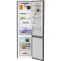 BEKO Refrigerator , B5RCNA405HXBR1 , Energy efficiency class D , Free standing , Combi , Height 203.5 cm , No Frost system , Fridge net capacity 249 L , Freezer net capacity 106 L , Display , 36 dB , Black