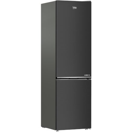 BEKO Refrigerator , B5RCNA405HXBR1 , Energy efficiency class D , Free standing , Combi , Height 203.5 cm , No Frost system , Fridge net capacity 249 L , Freezer net capacity 106 L , Display , 36 dB , Black