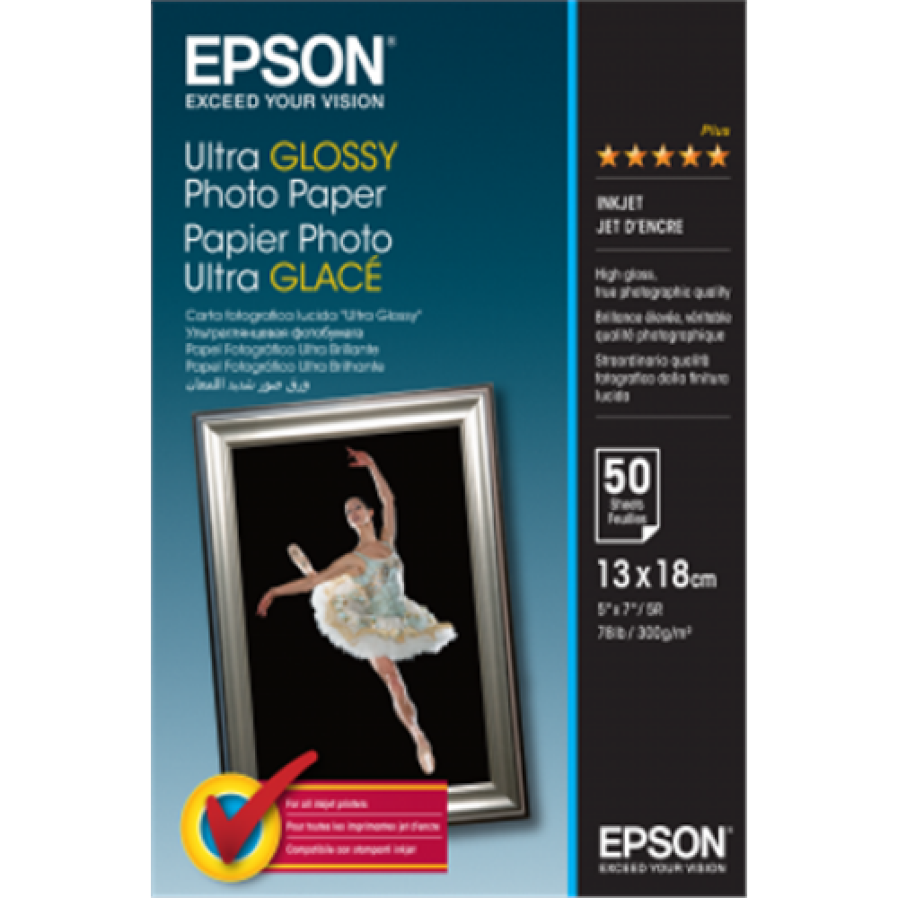 Ultra Glossy Photo Paper , 300 g/m² , 13 x 18 cm , Photo Paper