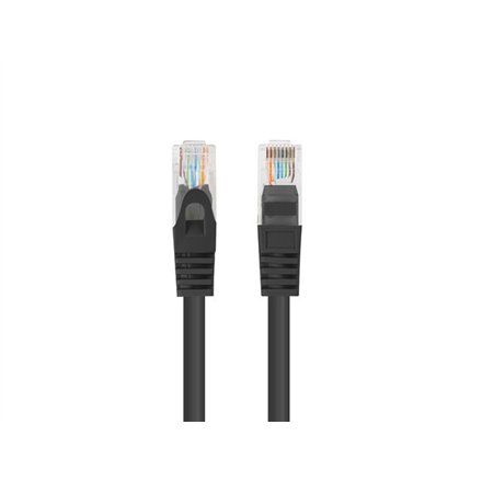 Lanberg Patchcord CAT.6 UTP 3M fluke passed 10-pack, Black , PCU6-20CC-0300-BK
