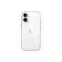 Apple Case with MagSafe , Apple , iPhone 16 , Polycarbonate , Clear