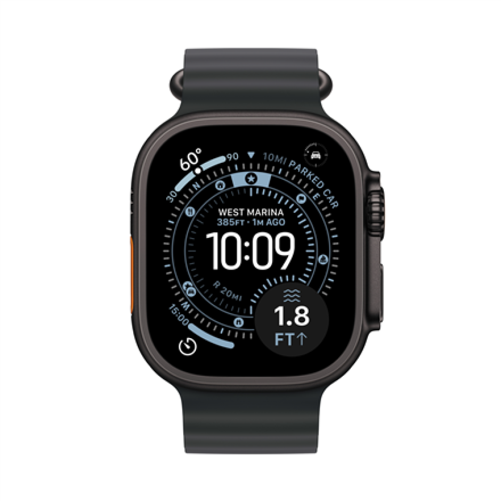 Apple Watch Ultra 3 , Smart watch , GPS (satellite) , LTPO OLED Always-On Retina display , Black Titanium