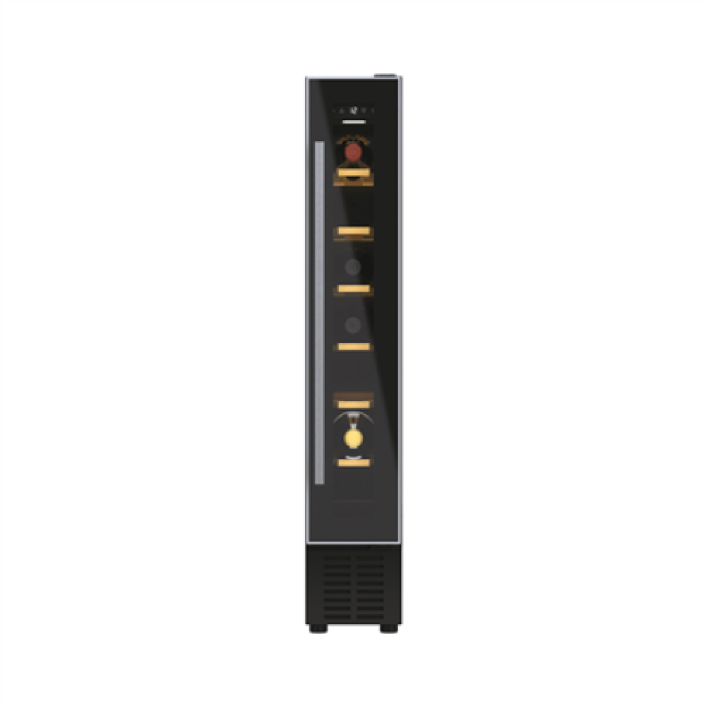 Hoover , Wine Cooler , HWCB 15/1 , Energy efficiency class G , Built-in , Bottles capacity 7 , Black