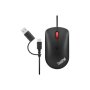 Lenovo , ThinkPad USB-C Wired Compact Mouse , USB-C , Raven black