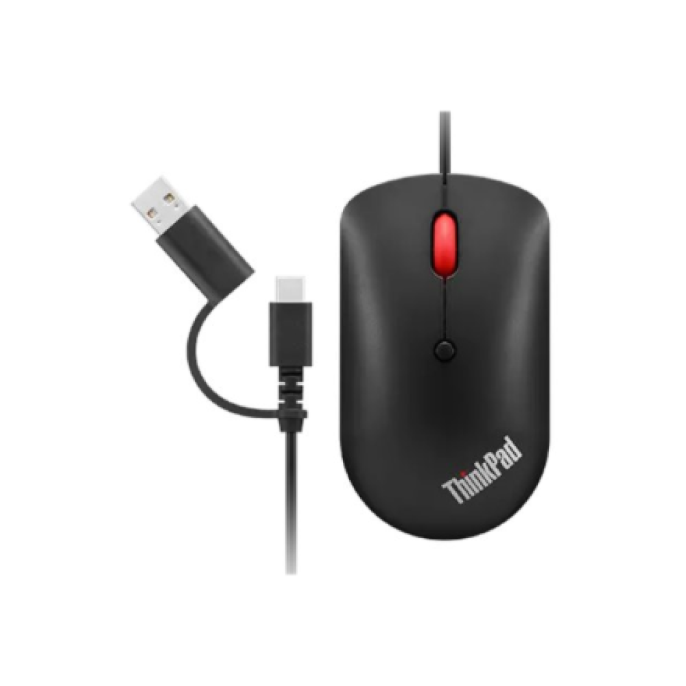 Lenovo , ThinkPad USB-C Wired Compact Mouse , USB-C , Raven black
