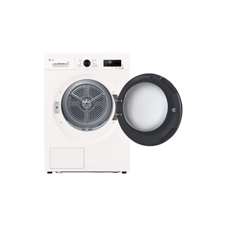 LG Dryer Machine , RHX1009NWB , Energy efficiency class C , Front loading , 9 kg , LED , Heat pump , Depth 66 cm , Wi-Fi , White