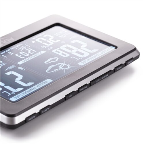 Adler , Weather station , AD 1175 , Black , White Digital Display