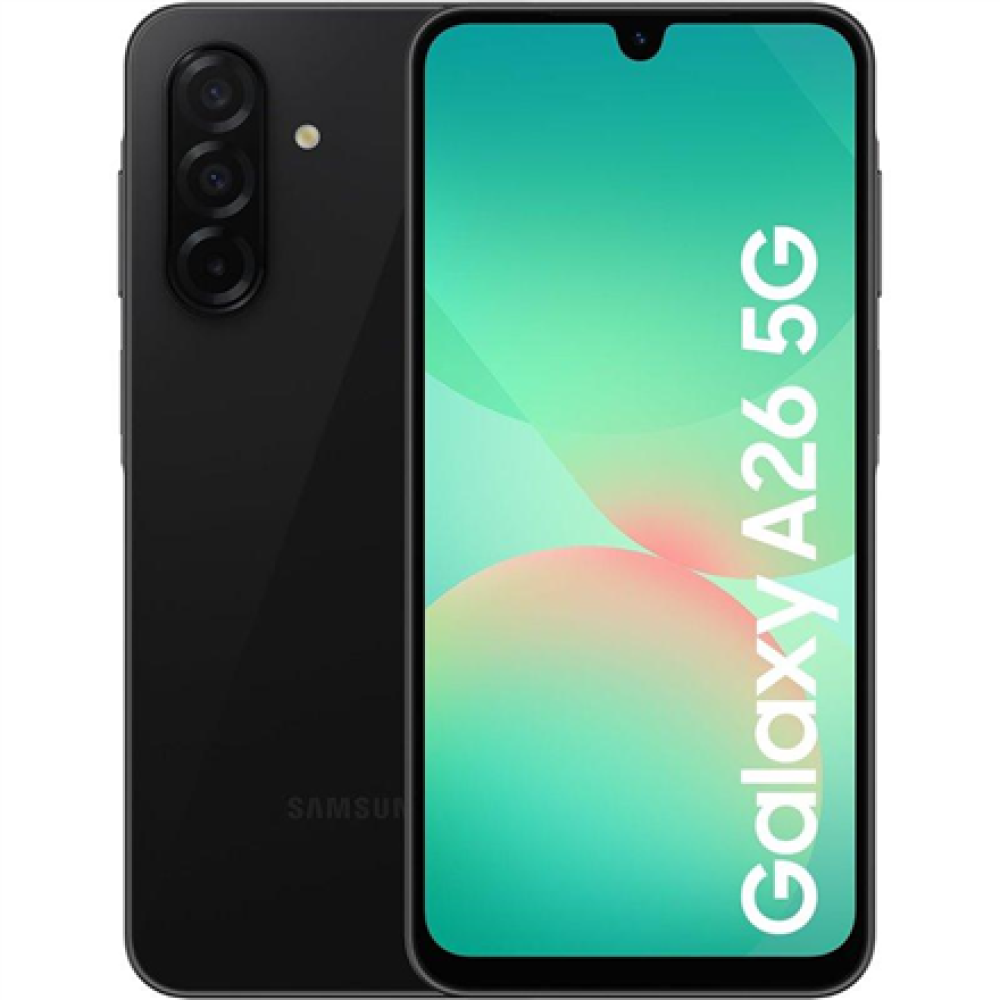 Samsung Galaxy A26 (A266) (Black) Dual SIM 6.7“ Super AMOLED 1080x2340/2.4GHz&2.4GHz/128GB/6GB RAM/Android 15/WiFi,BT,5G , Samsung