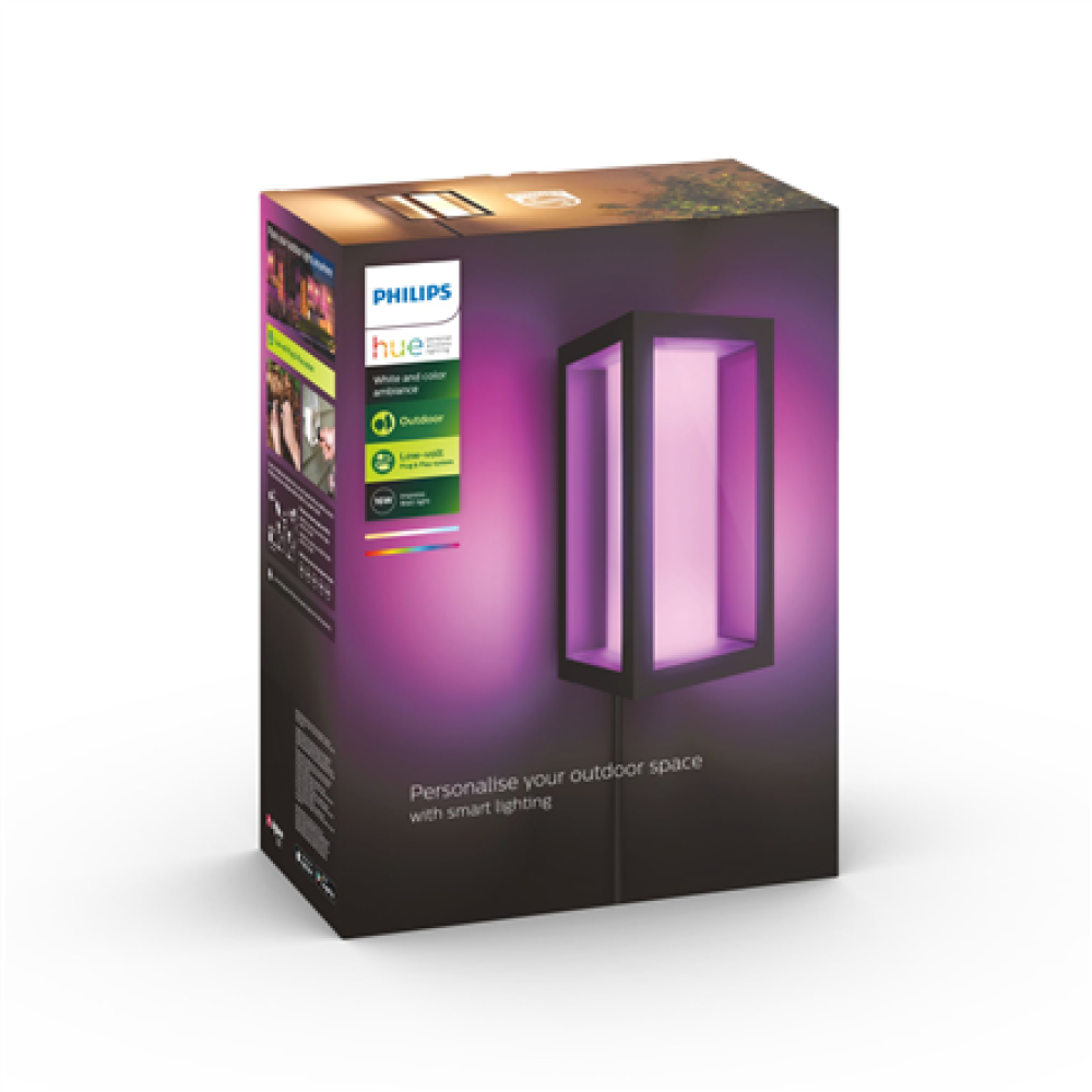 Philips Hue WCA Impress Outdoor Wall Lantern 24V , 8 W , 2000-6500 Hue White Colour Ambiance