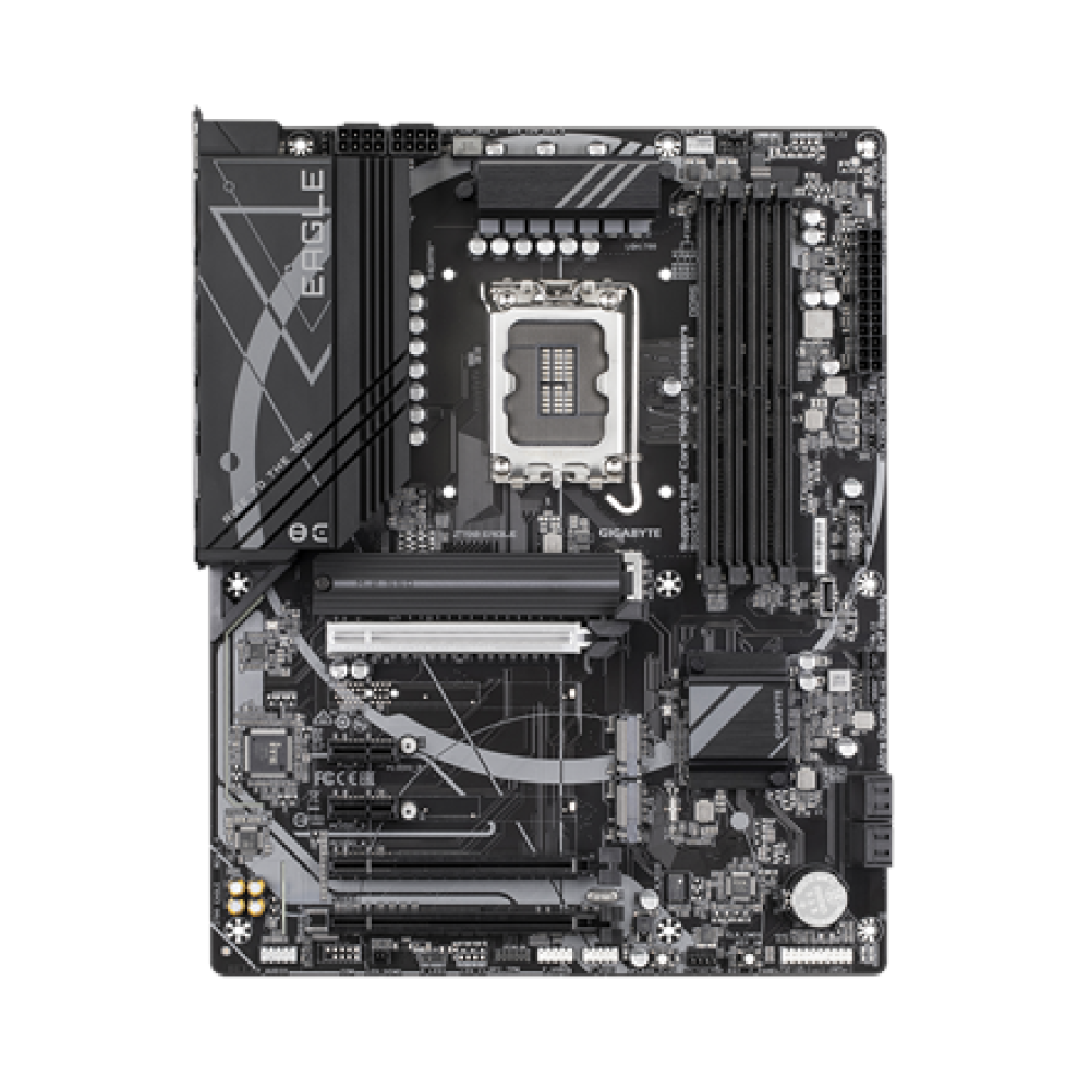 Gigabyte Z790 EAGLE , Processor family Intel , Processor socket LGA1700 , DDR5 DIMM , Supported hard disk drive interfaces M.2, SATA , Number of SATA connectors 4