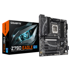 Gigabyte Z790 EAGLE , Processor family Intel , Processor socket LGA1700 , DDR5 DIMM , Supported hard disk drive interfaces M.2, SATA , Number of SATA connectors 4