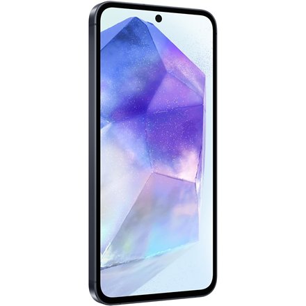 Samsung Galaxy , A55 , Awesome Navy , 6.6 , Super AMOLED , 1080 x 2340 pixels , Exynos , 1480 (4 nm) , Internal RAM 8 GB , 256 GB , microSDXC (uses shared SIM slot) , Dual SIM , Nano-SIM, eSIM , 3G , 4G , 5G , Main camera resolution 50+12+5 MP , Secondary