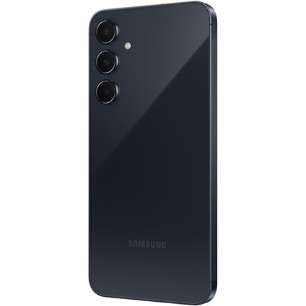 Samsung Galaxy , A55 , Awesome Navy , 6.6 , Super AMOLED , 1080 x 2340 pixels , Exynos , 1480 (4 nm) , Internal RAM 8 GB , 256 GB , microSDXC (uses shared SIM slot) , Dual SIM , Nano-SIM, eSIM , 3G , 4G , 5G , Main camera resolution 50+12+5 MP , Secondary