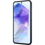 Samsung Galaxy , A55 , Awesome Navy , 6.6 , Super AMOLED , 1080 x 2340 pixels , Exynos , 1480 (4 nm) , Internal RAM 8 GB , 256 GB , microSDXC (uses shared SIM slot) , Dual SIM , Nano-SIM, eSIM , 3G , 4G , 5G , Main camera resolution 50+12+5 MP , Secondary